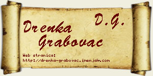 Drenka Grabovac vizit kartica